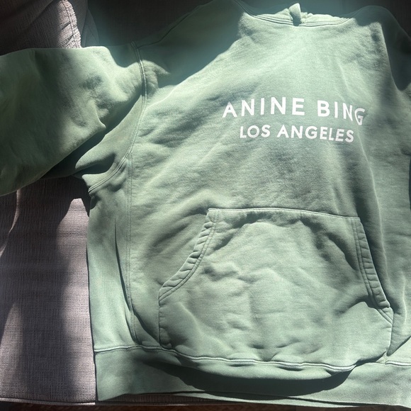 Anine Bing Olive Green Hoodie - Picture 2 of 6